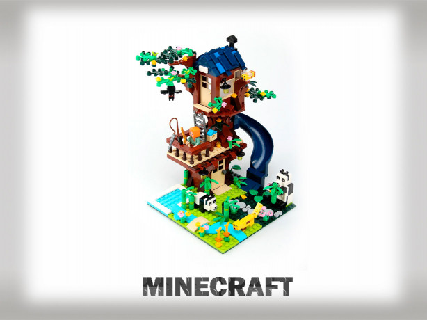 Конструктор Minecraft «Дом панды»