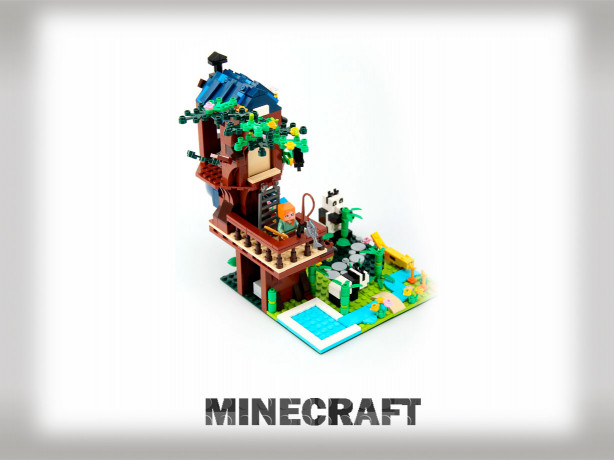 Конструктор Minecraft «Дом панды»